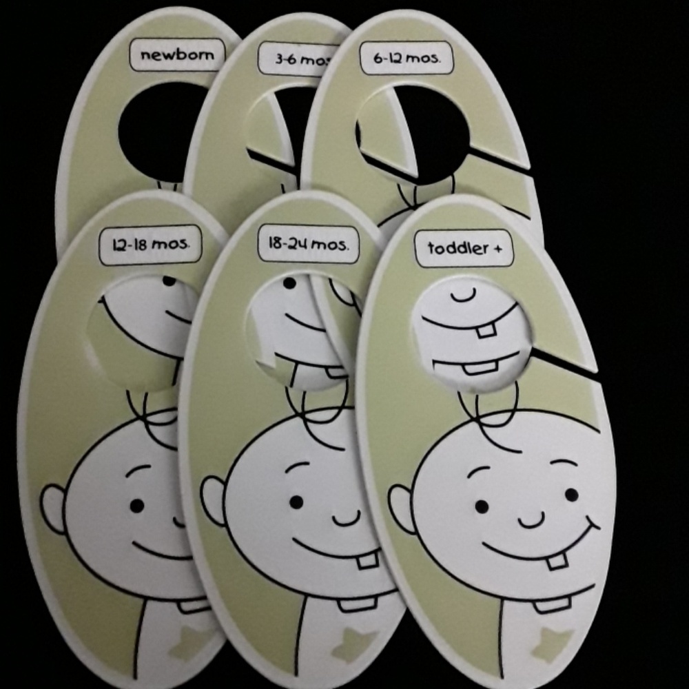 Babies Wardrode/Closet Hanger Dividers